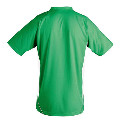 SOL'S Maracana 2 Contrast T-Shirt - Green/White