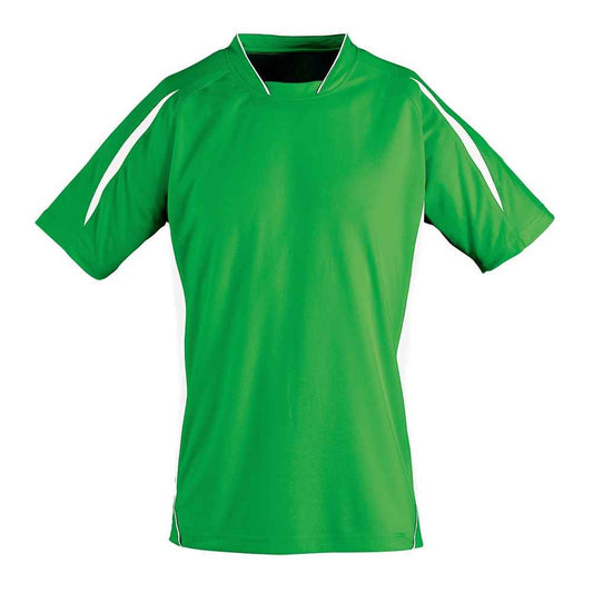 SOL'S Maracana 2 Contrast T-Shirt - Green/White