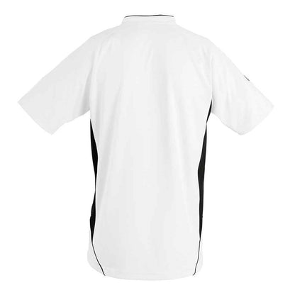 SOL'S Maracana 2 Contrast T-Shirt - White/Black