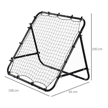 Football Training Rebounder Net - Black