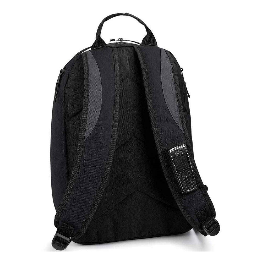 BagBase Teamwear Backpack - Black/Graphite Grey