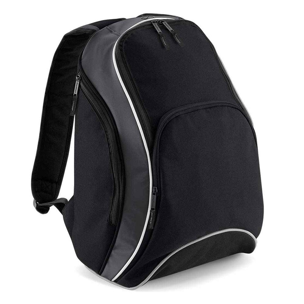 BagBase Teamwear Backpack - Black/Graphite Grey