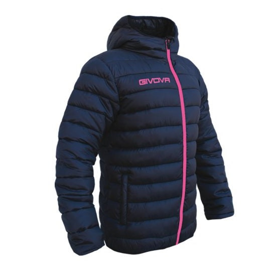 Givova Guibbotto Olanda Winter Jacket - Navy/Fuchsia