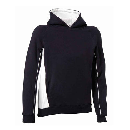 Finden and Hales Kids Contrast Hooded Sweatshirt - Navy/White