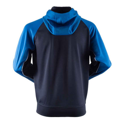 Finden and Hales Panelled Sports Hoodie - Navy/Royal Blue