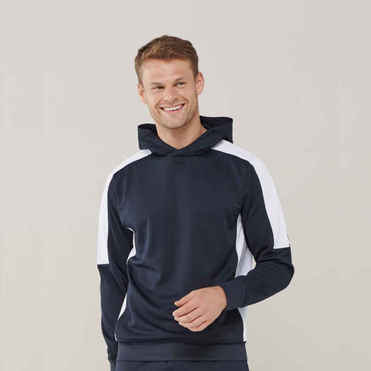 Finden and Hales Unisex Team Hoodie - Navy/White