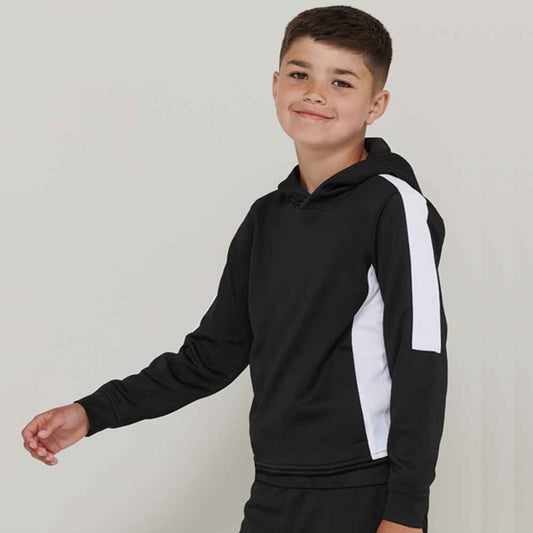 Finden and Hales Kids Team Hoodie - Black/White