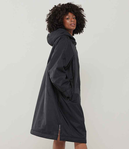 Finden and Hales Adults All Weather Robe - Black