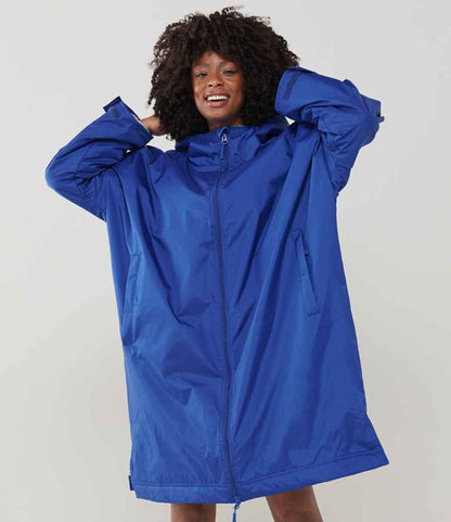 Finden and Hales Adults All Weather Robe - Royal Blue