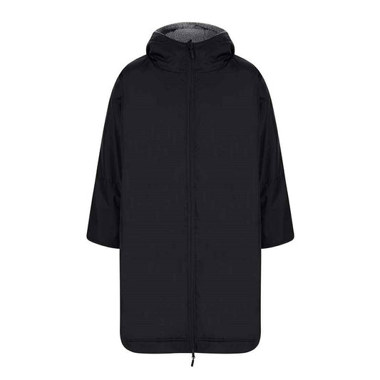 Finden and Hales Adults All Weather Robe - Black