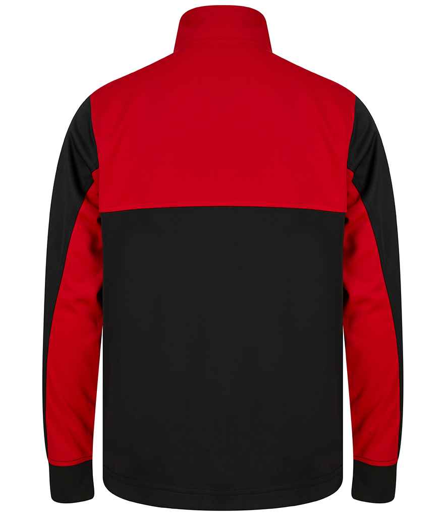 Finden and Hales Kids 1/4 Zip Tracksuit Top - Black/Red