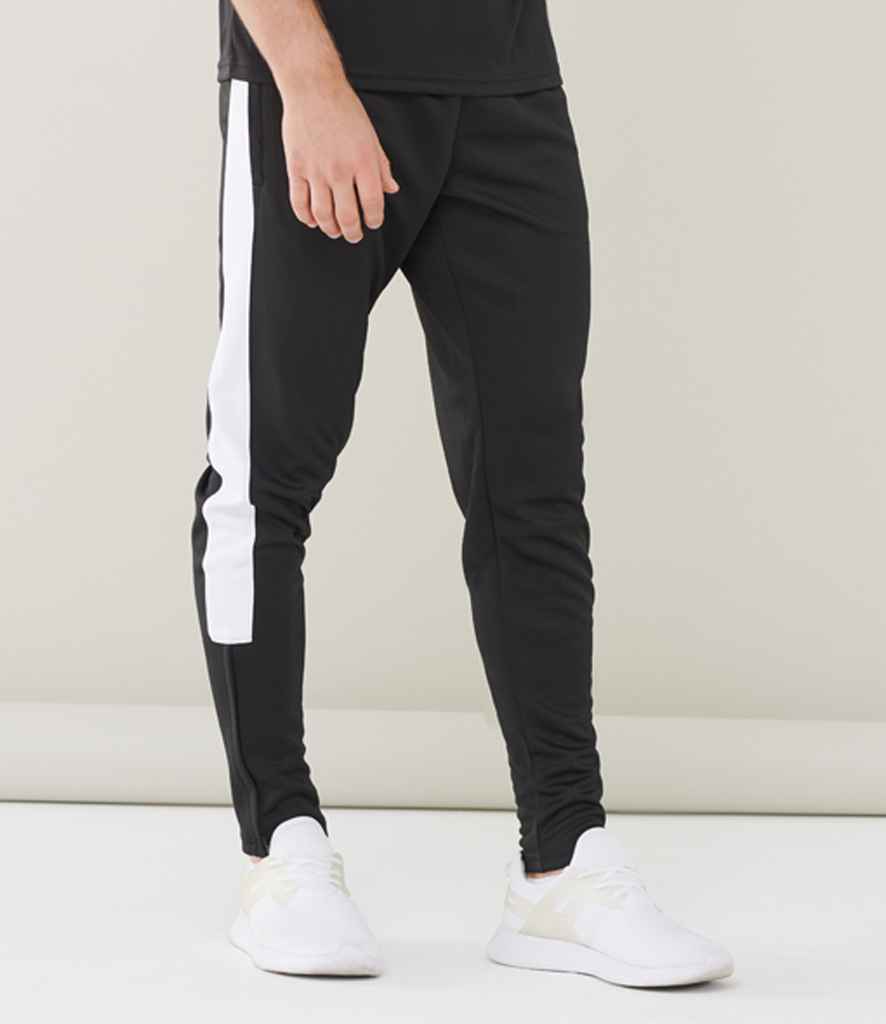 Finden and Hales Knitted Tracksuit Pants - Black/White