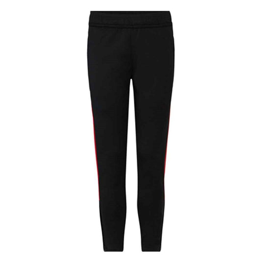 Finden and Hales Kids Knitted Tracksuit Pants - Black/Red