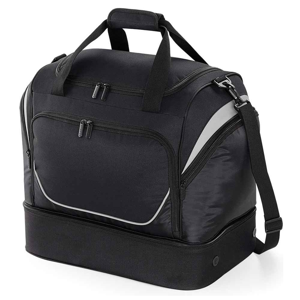 Quadra Pro Team Hardbase Holdall - Black/Light Grey