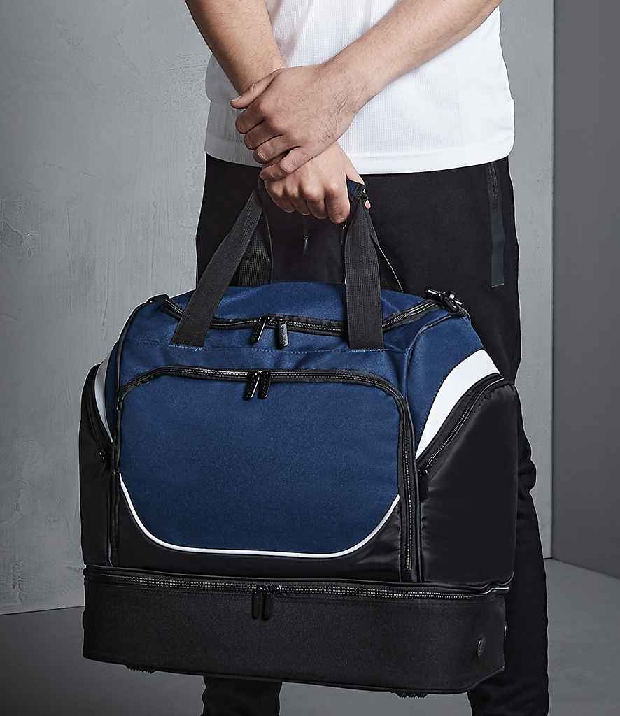 Quadra Pro Team Hardbase Holdall - Navy/Black/White