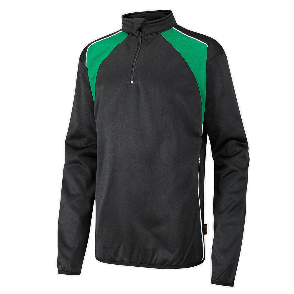 Falcon Unisex EncoRe 1/4 Zip Track Top - Black Emerald