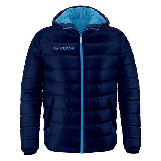 Givova Guibbotto Olanda Winter Jacket - Navy/Turquoise