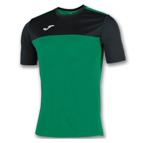 Joma Winner Short Sleeve Shirt - Green/Black