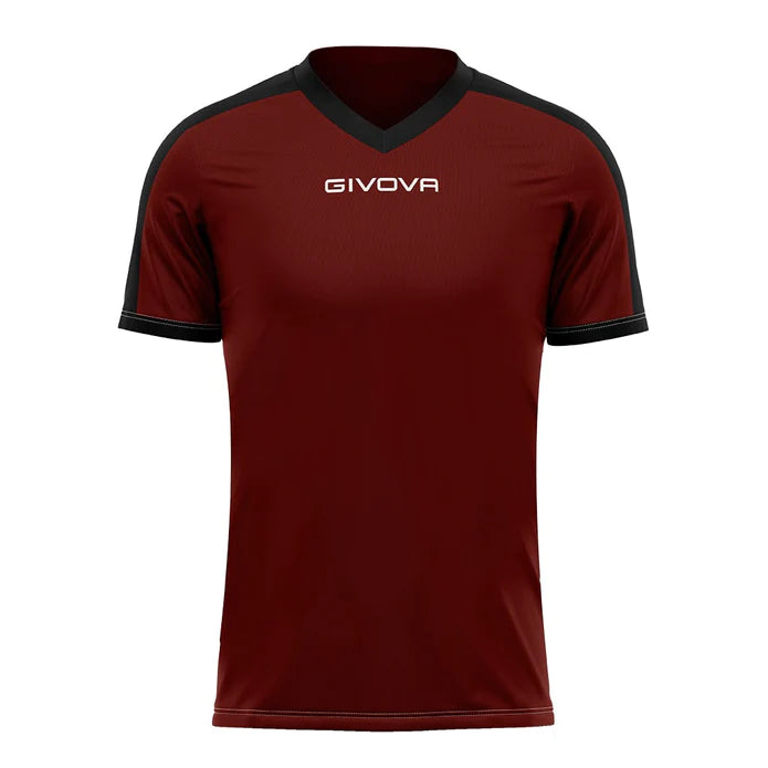 Givova Revolution Shirt - Maroon/Black