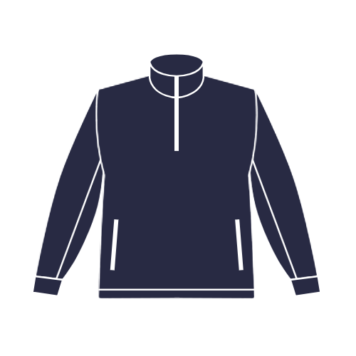 Finden and Hales Kids 1/4 Zip Tracksuit Top - Navy