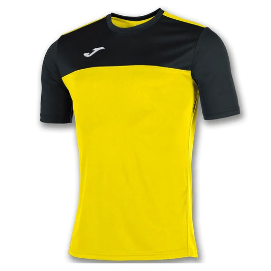 Joma Winner Short Sleeve Shirt - Yellow/Black